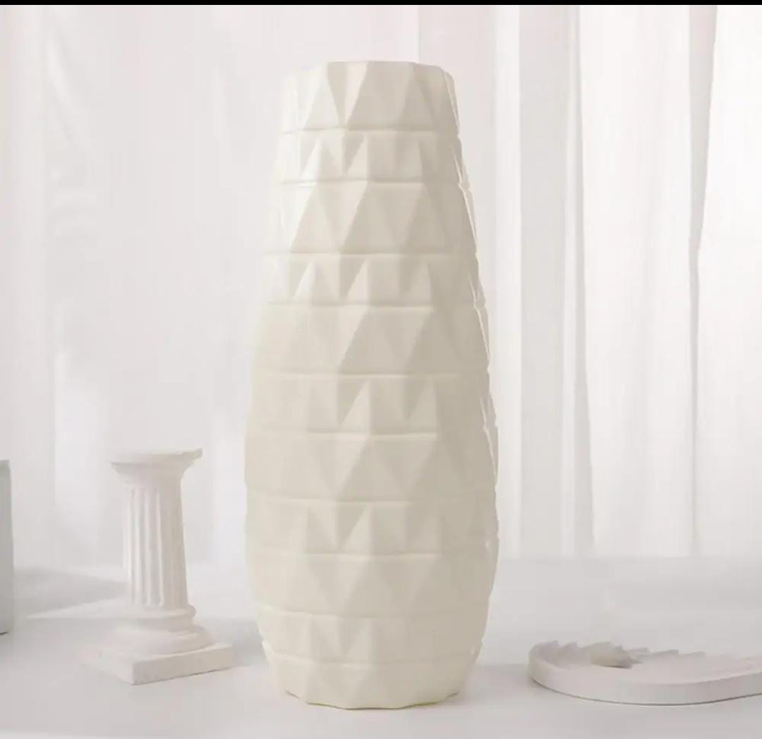 Flower Vase | Non Breakable ABS Material | Living Room Decor | Ideal for living rooms, dining areas, or bedrooms