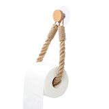 Hemp Rope Tissue Holder | Rustic Decorative Tissue Dispenser