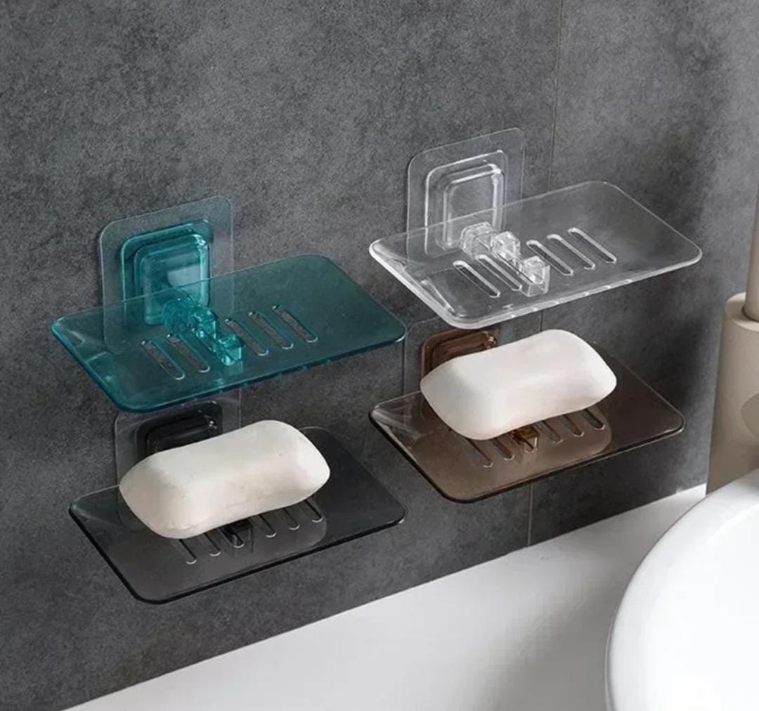 Simple Classy Soap Dish | Wall Mounted No Drilling