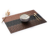 6 Piece Washable Vinyl Placemats | Durable Weave Table Mats | Perfect For Daily Dining, Special Occasions, Or Outdoor Gatherings