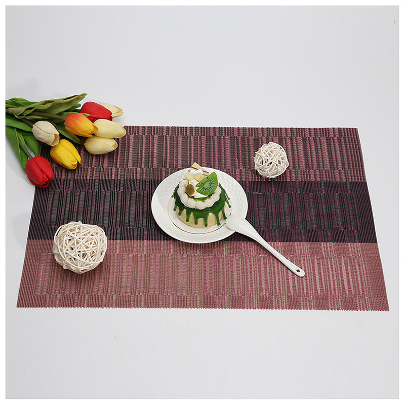 6 Piece Washable Vinyl Placemats | Durable Weave Table Mats | Perfect For Daily Dining, Special Occasions, Or Outdoor Gatherings