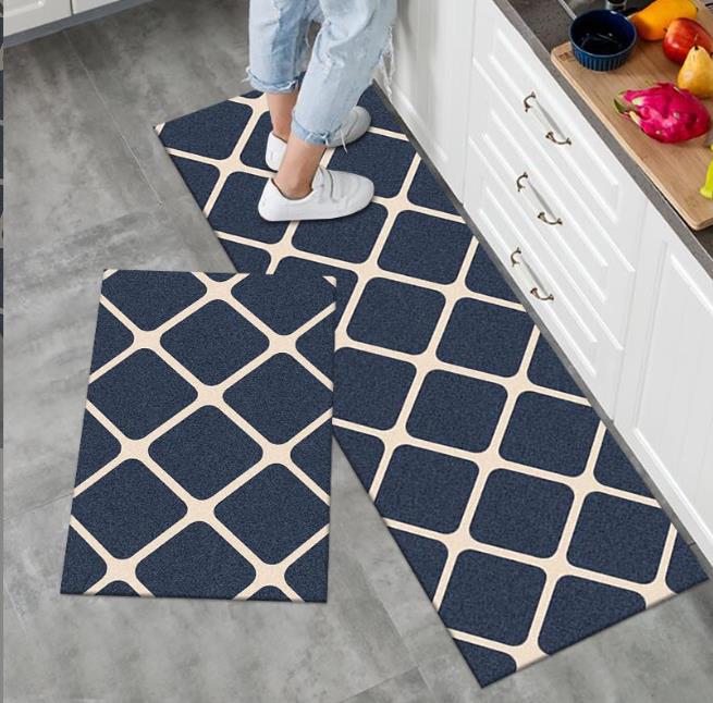 Kitchen Mats | Absorbent and Skid-Resistant Base | Set of 2 | Big Size: 120 cm x 40 cm Small Size: 60 cm x 40 cm