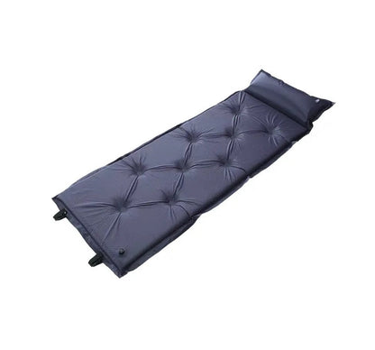 Outdoor Inflatable Floor Sleeping Mat | Automatic Inflatable Camping Pad with Pillow | Lightweight Moisture Proof Folding Sleeping Pad | 183*57*2.5 cm