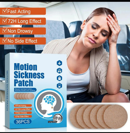 36 Pack Motion Sickness Relief Patches | Easy & Comfortable Travel Solution