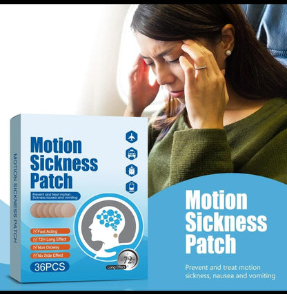 36 Pack Motion Sickness Relief Patches | Easy & Comfortable Travel Solution