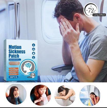 36 Pack Motion Sickness Relief Patches | Easy & Comfortable Travel Solution