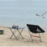 Foldable Top Notch Quality Mini Camping Tables | Aluminum Roll Up Picnic Table with Carry Bag | 58x42x38cm & 68x46x40cm