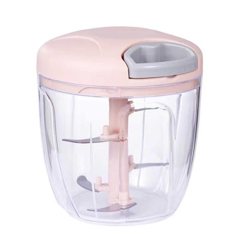 900ml Manual Pull Food Chopper | Garlic Chopper & Hand String Vegetable Cutter for Fruits, Nuts, and More