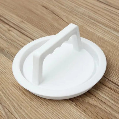 Hamburger Press Patty Maker | White PVC Burger Press with 10.6cm Pressing Diameter for Perfectly Shaped Patties