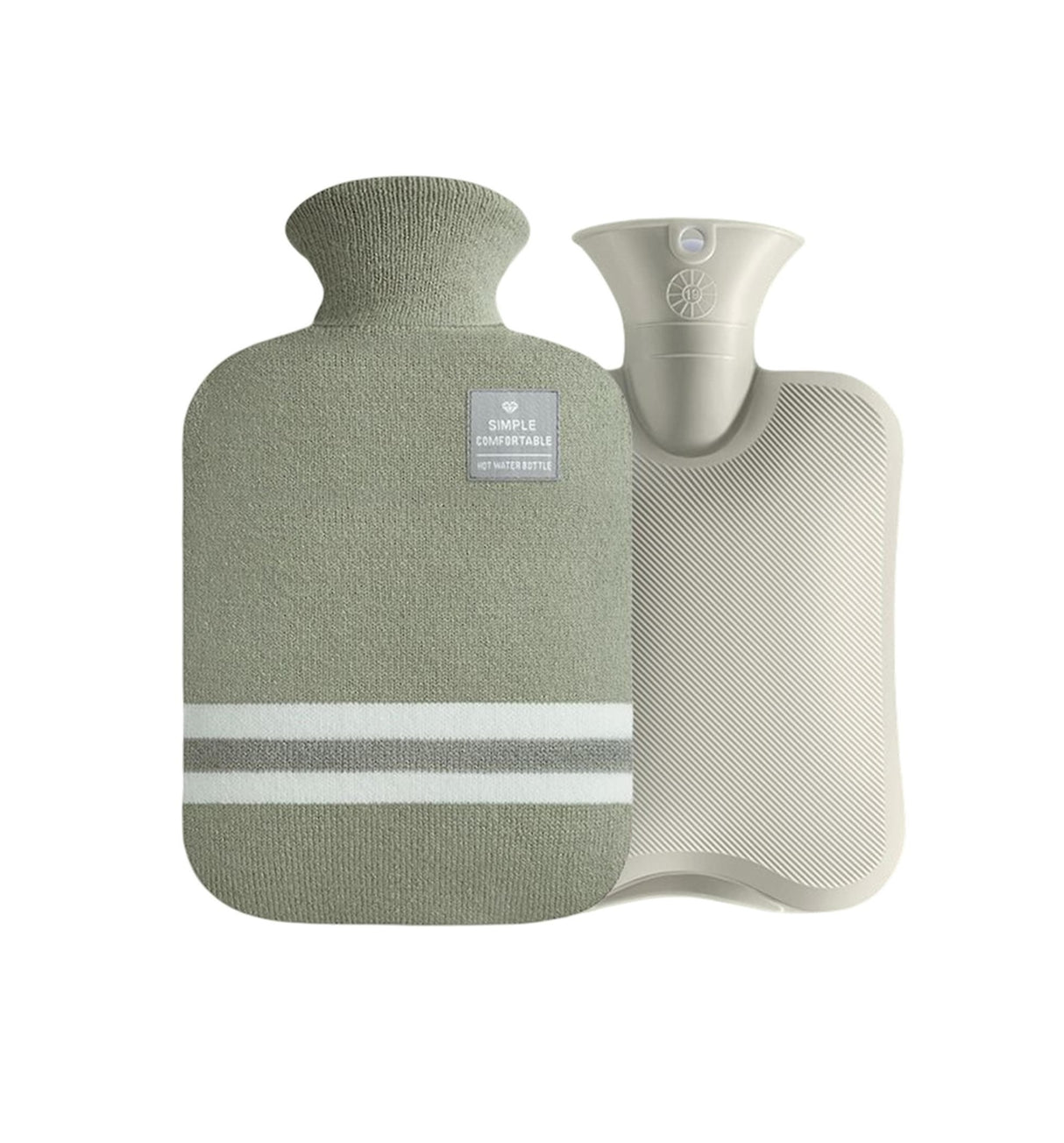 Cloth Covered Hot Water Bottle Bag | Soft and Cozy Water Bottle Cover