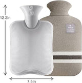 Cloth Covered Hot Water Bottle Bag | Soft and Cozy Water Bottle Cover