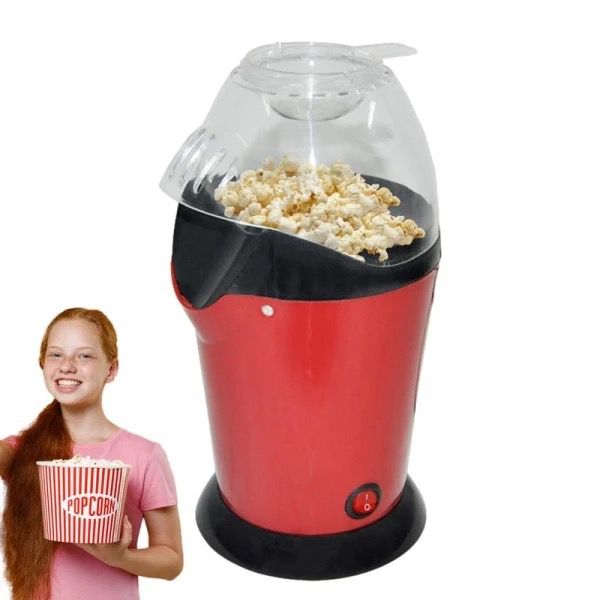 1200W Oil Free Airpop Popcorn Maker | Small Electric Popcorn Machine with Measuring Cup and High Popping Rate