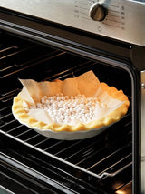 Ceramic Baking Pie Dish | 10" Ceramic Pie Dish | White | 1.73kg