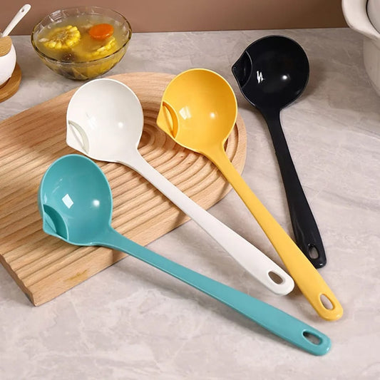 Plastic Oil Separator Spoon | Kitchen Accessories for Grease Filtering and Soup Oil Separation