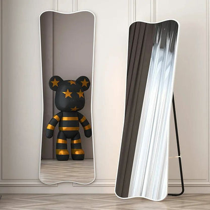 Full Length Unbreakable Mirror | Wall Mounted or Stand Alone | Steel & Metal Frame | Available in 120x35cm & 150x40cm