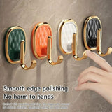 1pc Luxury Punch Free Multifunctional Wall Hook | Creative Non Punch Sticky Hook for Backpacks, Coats, and Household Use