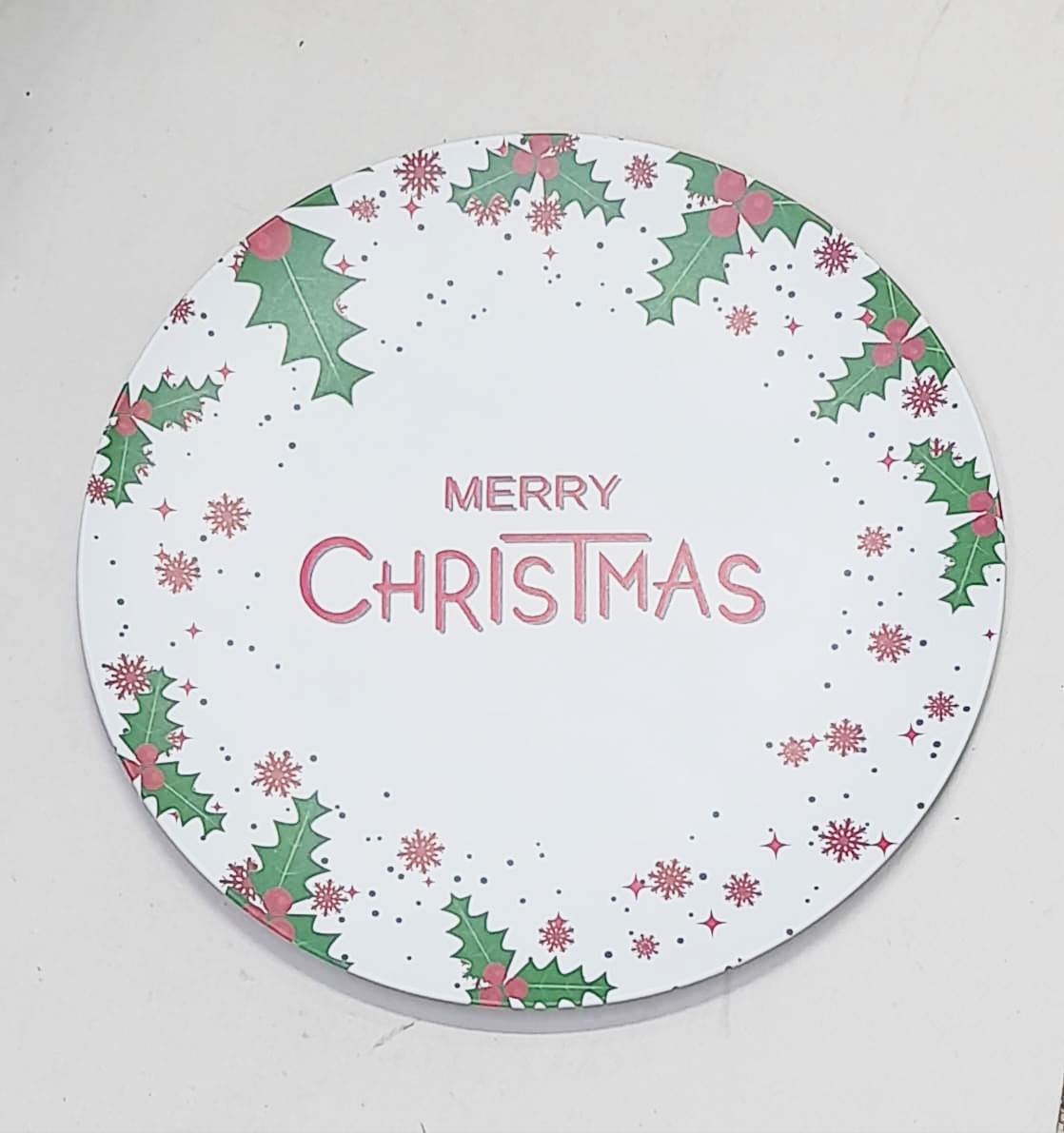 Christmas Charger Plates | Elegant Holiday Table Decor | Festive Dinner Plate Underlay