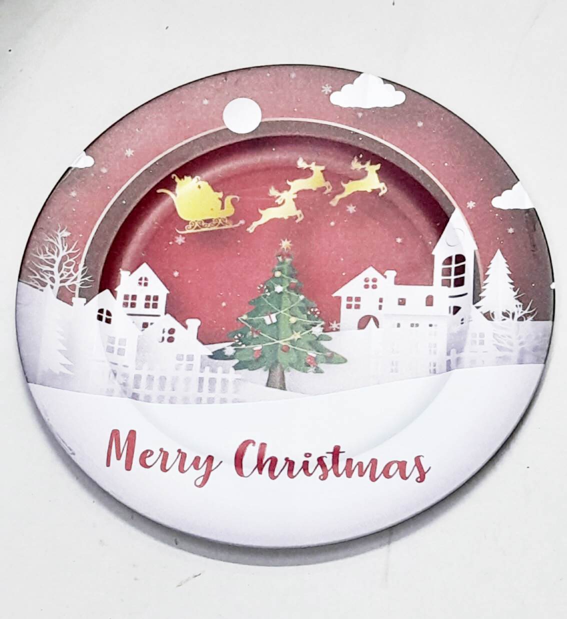 Christmas Charger Plates | Elegant Holiday Table Decor | Festive Dinner Plate Underlay