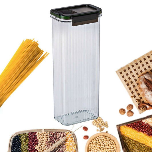 Airtight Multipurpose Storage Jar | 29cm PP Container for Spaghetti, Cereals, and Food Storage with Durable Lid