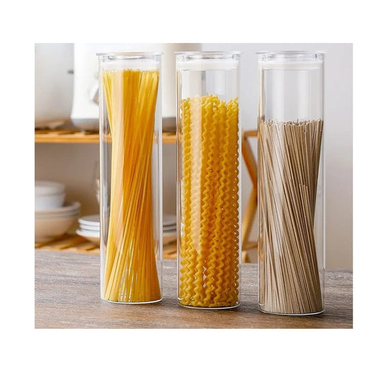 Food Storage Container | Sealed Glass Jar for Kitchen | Refrigerator Storage Canister for Tea, Coffee, Pasta, and Candy