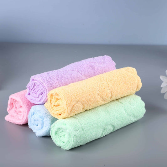 Coral Velvet Microfiber Towels | 6 Piece Set | High Quality Absorbent Multipurpose Soft Towels in Assorted Colors