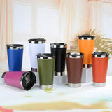 Portable Thermal Beer Cup with Bottle Opener | Eco Friendly Stainless Steel 500ml Travel Mug | Wide Mouth for Easy Sipping