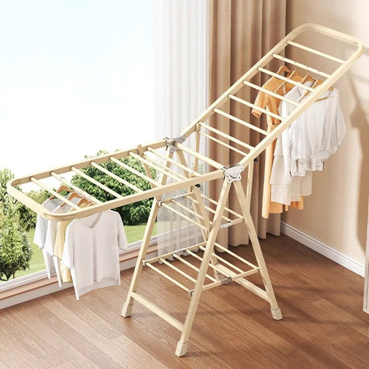 1.5m Outdoor Metallic Drying Rack | Sturdy & Durable Clothes Drying Solution | Foldable & Space Saving