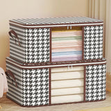 2in1 Foldable Large Cloth Organizer Storage Box | Durable Fabric Material | Space-Saving Design