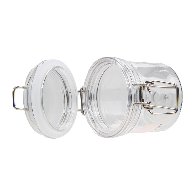 Bon Appetit Stylish Clip Style Glass Storage Jars | Leak Proof Borosilicate Glass | 0.25L to 1.5L Capacities