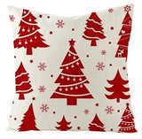 1pc Santa Claus Printed Christmas Cushion Cover | 45x45cm Pillow Case | Festive Home Decor