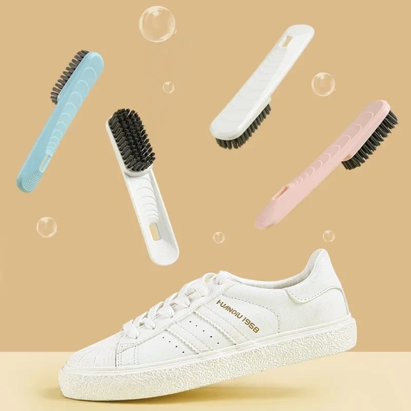 Multifunctional Shoe and Cleaning Brush | Plastic Soft Wool Brush for Shoes & Household Cleaning