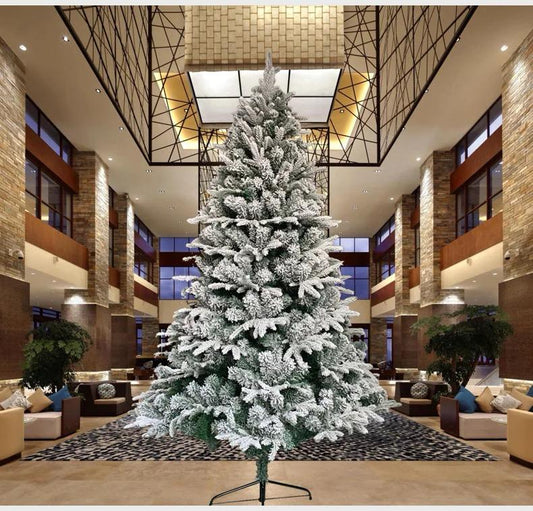 Snow Flocked Christmas Tree 🎄 | High-Quality with 2000 Lush Branches