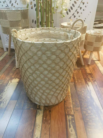 Handmade Stackable Baskets (Set of 3) | Durable Storage Solution