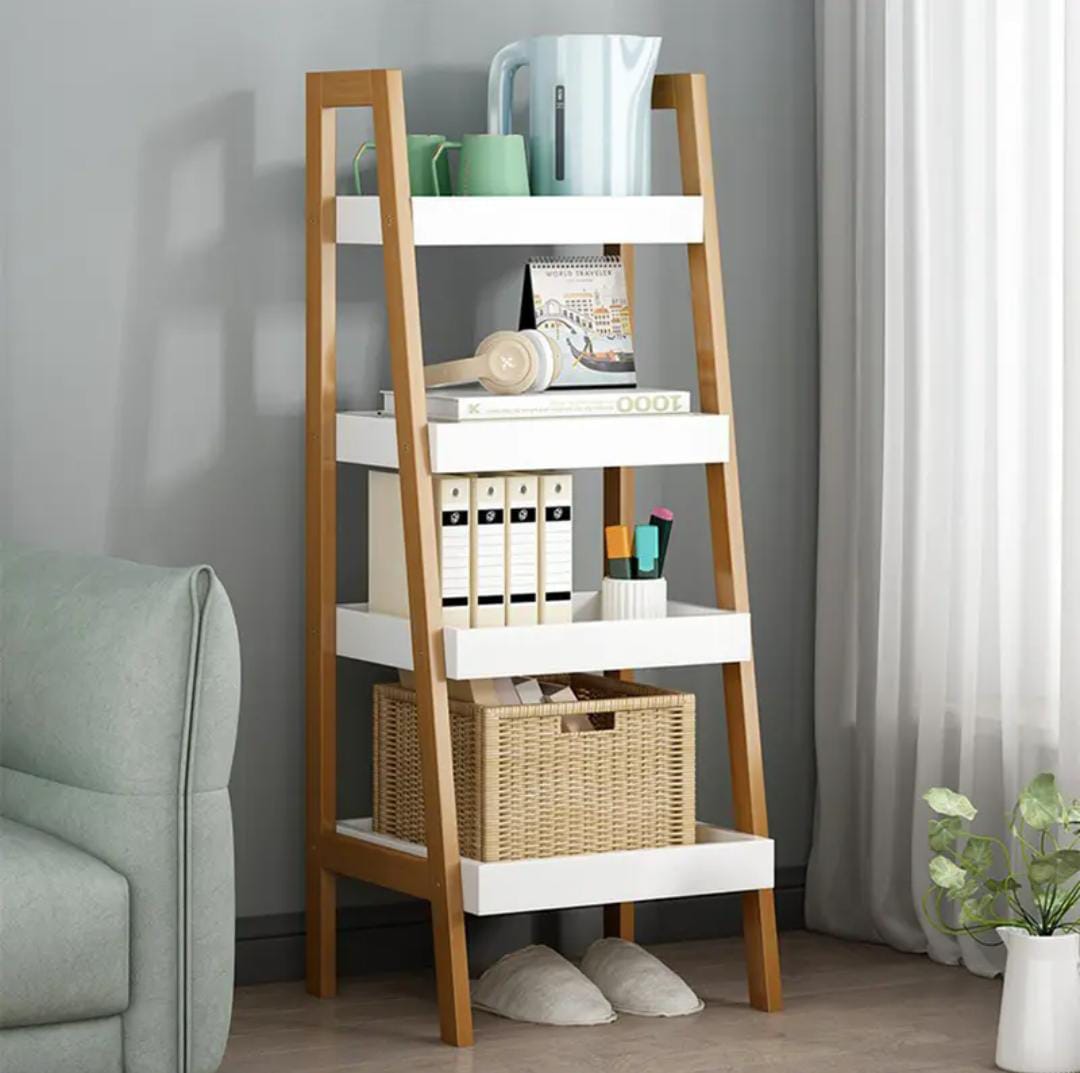 4 Tier European-Style MultiPurpose Bookshelf & Flower Rack | 98x35x34cm