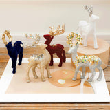 1pc Christmas Elk Decoration Christmas Deer Plastic Hanging Decorations