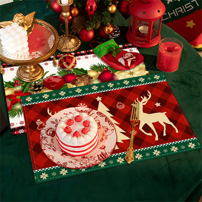 Christmas Placemats for Dining Table | Festive Kitchen Décor | 45cm x 32cm