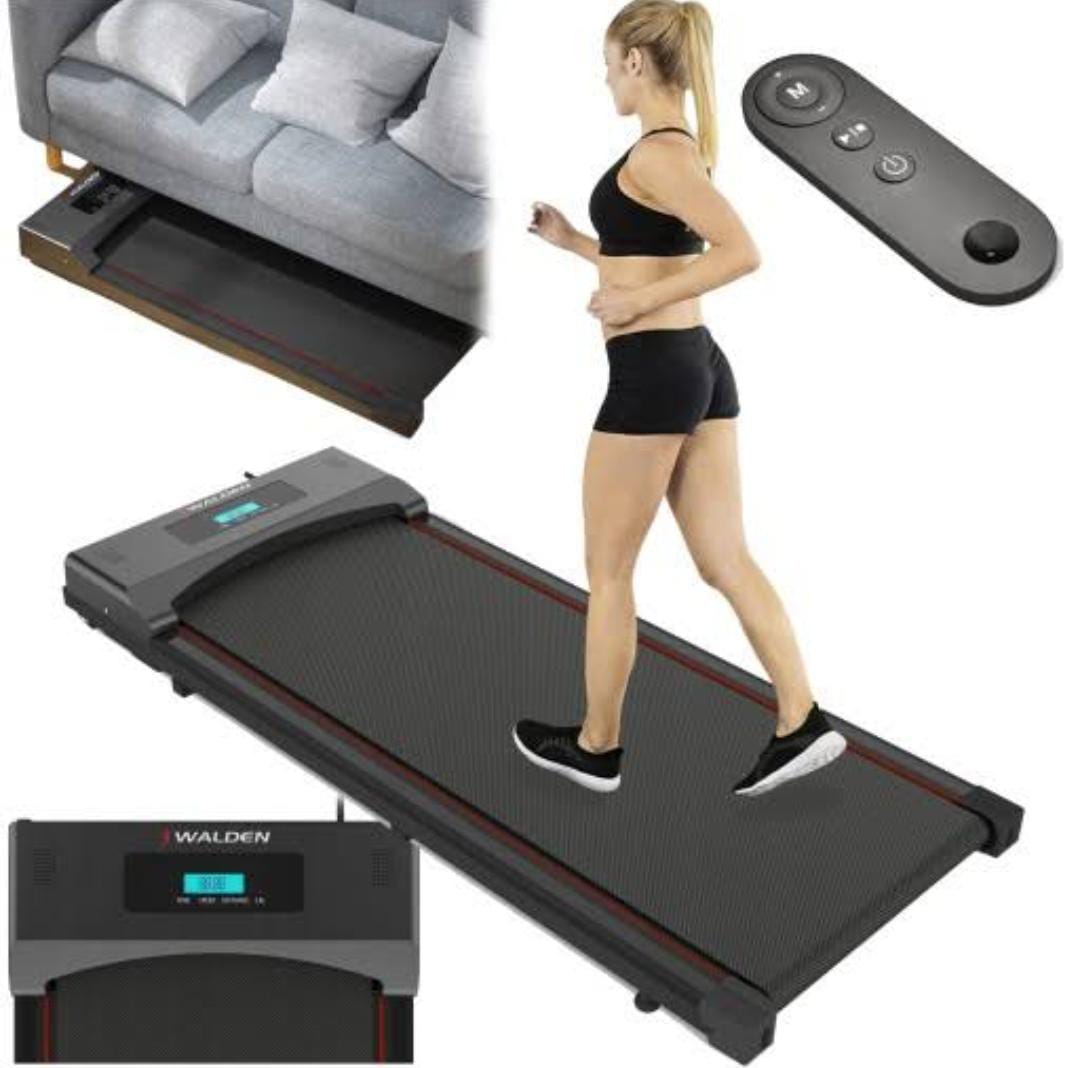 Portable Ultra-Thin Electric Treadmill with LED Display for Home