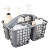 Plastic Shower Caddy Basket with Handle | Cleaning Supply Organizer