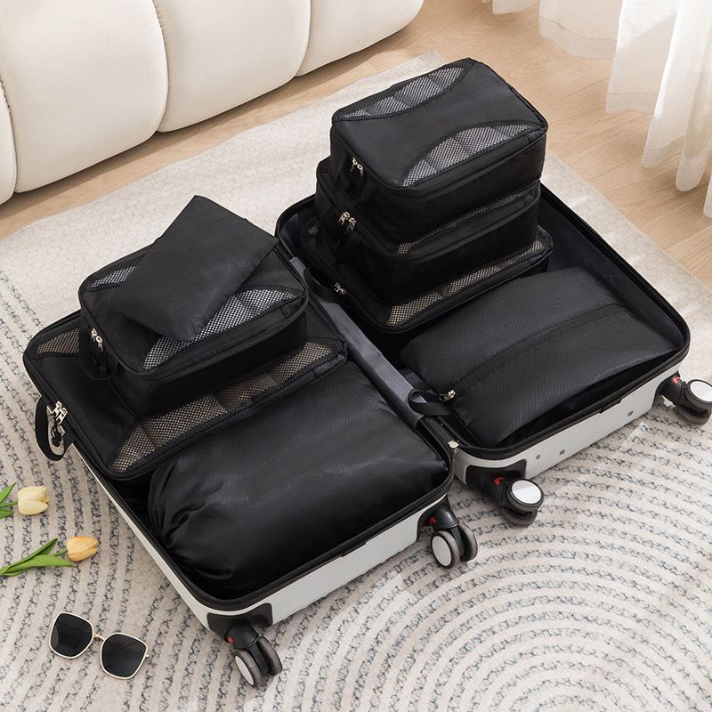 8pcs Travel Compression Packing Cubes | Space-Saving Luggage Organizers