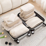 8pcs Travel Compression Packing Cubes | Space-Saving Luggage Organizers