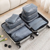 8pcs Travel Compression Packing Cubes | Space-Saving Luggage Organizers