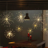 120 Lights in 1, 5M Remote Controlled Starburst Decorative Christmas Lights (Warm White)