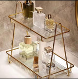 Vanity Multipurpose Acrylic Rack  | Desktop Storage Organizer | 33cm (L) x 19cm (W) x 30cm (H)