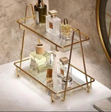 Vanity Multipurpose Acrylic Rack  | Desktop Storage Organizer | 33cm (L) x 19cm (W) x 30cm (H)