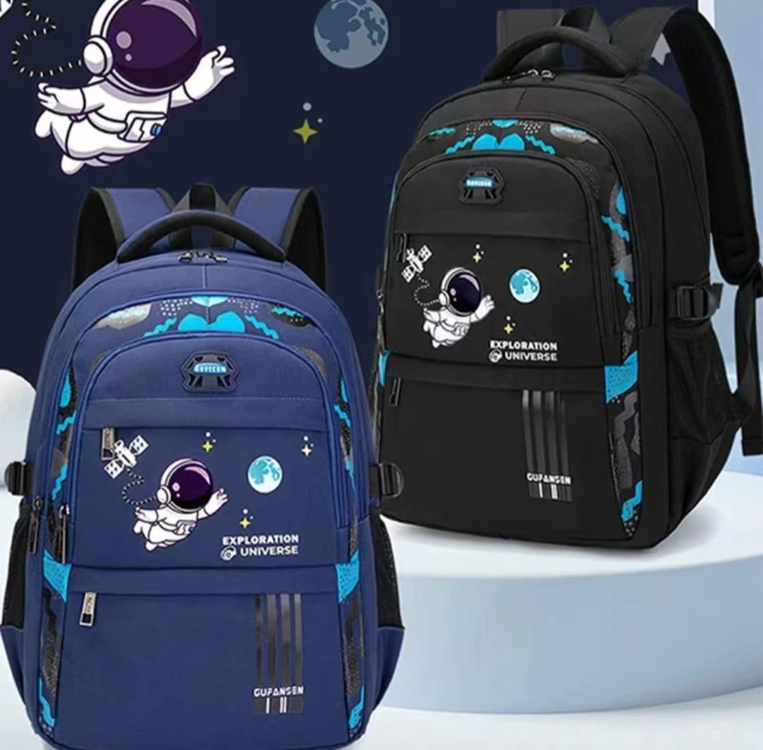 Kids Astronaut Fashion School Bag  Large Waterproof Backpack