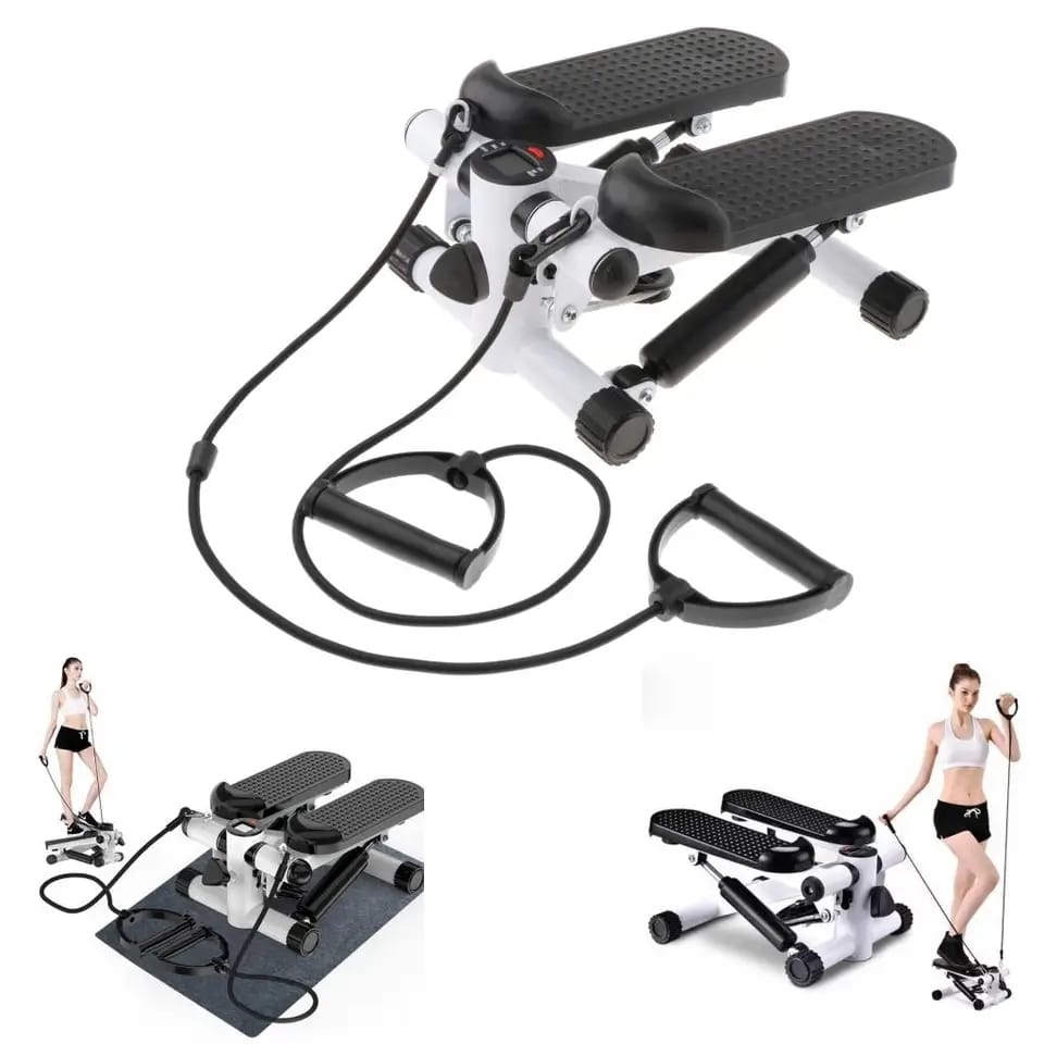 High Quality Mini Stepper with Resistance Bands | Total Body Fitness