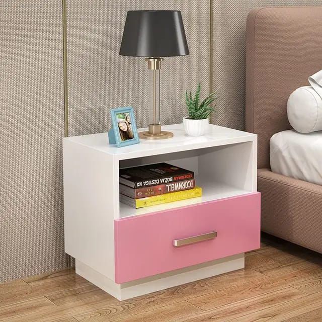 Minimalist Wooden Bedside Table with Drawer | Compact and Stylish Design