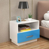 Minimalist Wooden Bedside Table with Drawer | Compact and Stylish Design