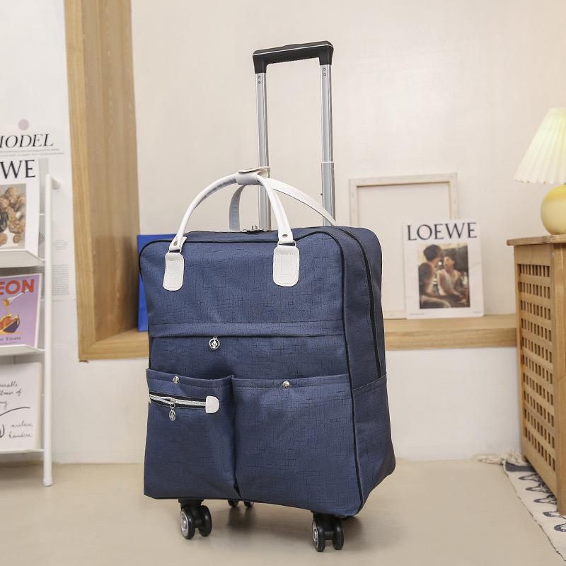 Large Travel Trolley Bag with Shoulder Belt & 4 Universal Wheels | 45x40cm