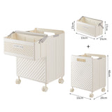 2pcs Foldable Laundry Hamper Basket with Wheels | Collapsible Storage Organizer